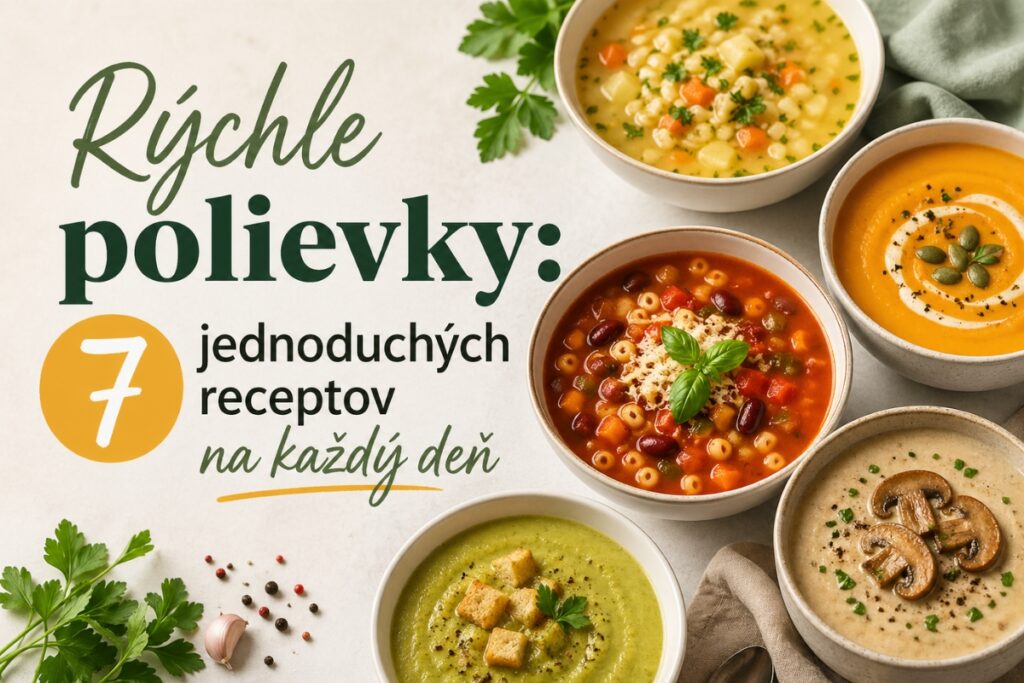 Rýchle polievky – 7 jednoduchých receptov na každý deň