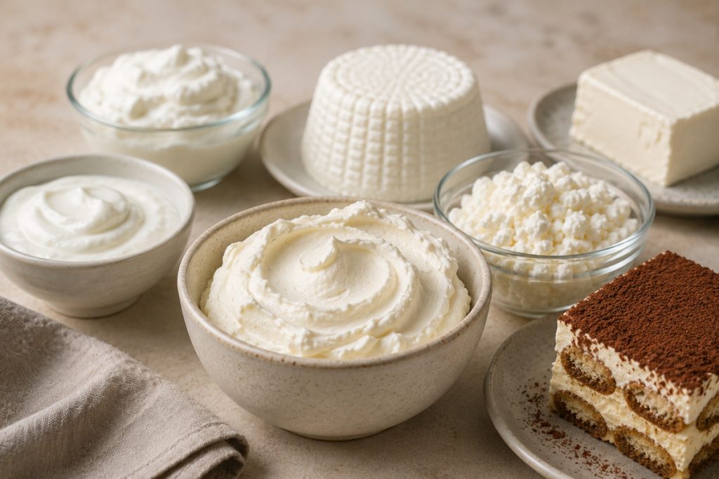 Alternatívy mascarpone – tvaroh, ricotta, smotanové krémy a tiramisu