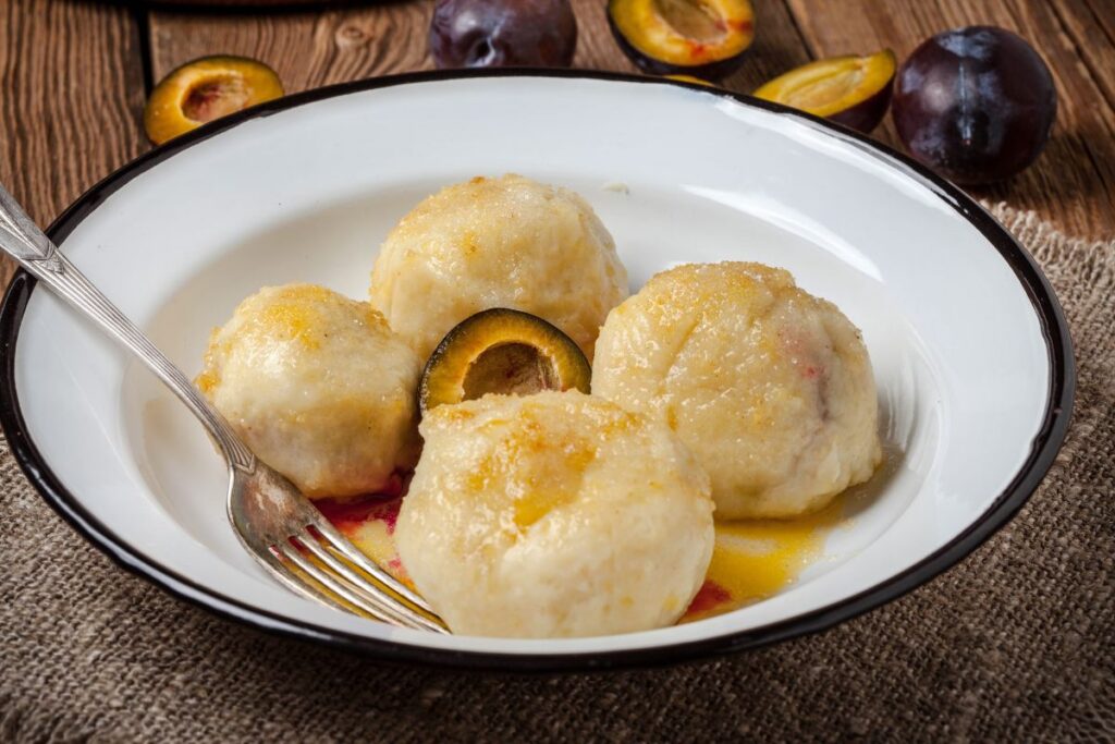 slivkové gule recept