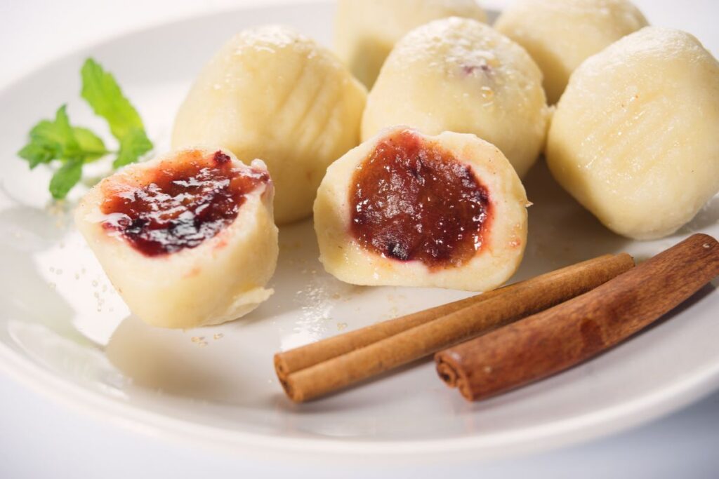 zemiakové slivkové knedle